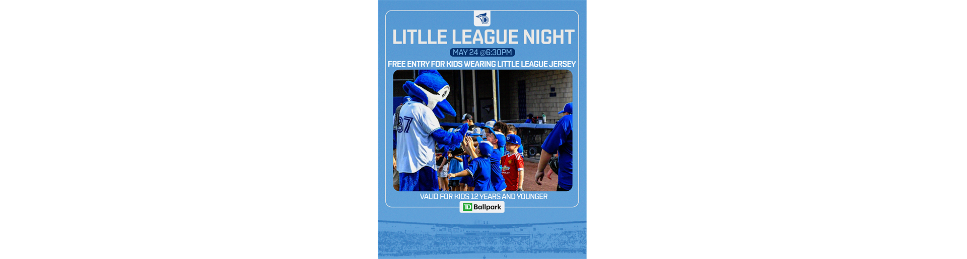 Little League Night with the Dunedin Blue Jays!