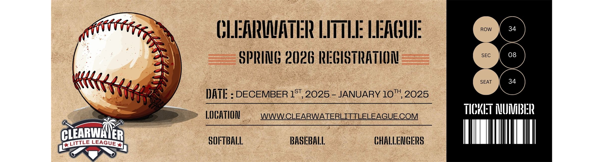 SPRING 2026 REGISTRATION BEGINS ON 12/1/25